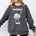 Baseball Mom Sports Quote Comfort Colors Sweatshirt Pepper