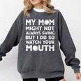 Baseball Mom Swing Watch Mouth Baseball Boy Premium Comfort Colors Sweatshirt Pepper Baseball Mom Swing Watch Mouth Baseball Boy Premium Comfort Colors Sweatshirt Pepper