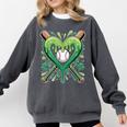 Baseball St Patricks Day Boys Girls Men Women Shamrock Green Comfort Colors Sweatshirt Pepper Baseball St Patricks Day Boys Girls Men Women Shamrock Green Comfort Colors Sweatshirt Pepper