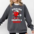 Boys Valentines Baseball Drip Icecream Stealing Hearts Kids Comfort Colors Sweatshirt Pepper Boys Valentines Baseball Drip Icecream Stealing Hearts Kids Comfort Colors Sweatshirt Pepper