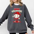 Bruh Valentine Baseball Drip Icecream Apparel Men Youth Boys Comfort Colors Sweatshirt Pepper