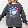 Bunny Baseball Hat With Ice Cream Easter Day Boys Kids Girls Comfort Colors Sweatshirt Pepper