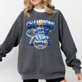 Champions 2025 Baseball Retro Athletic Celebration Theme Comfort Colors Sweatshirt Pepper