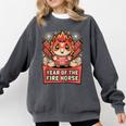 Chinese New Year 2026 Fire Horse Celebration Raglan Baseball Tee Comfort Colors Sweatshirt Pepper