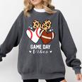 Game Day Vibes Football Baseball Mom Heart Comfort Colors Sweatshirt Pepper Game Day Vibes Football Baseball Mom Heart Comfort Colors Sweatshirt Pepper