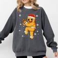 Gingerbread Man Baseball Christmas Comfort Colors Sweatshirt Pepper Gingerbread Man Baseball Christmas Comfort Colors Sweatshirt Pepper