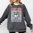 I Hit 100 Days Of School Baseball Ice Cram Drip 100th Boys Comfort Colors Sweatshirt Pepper