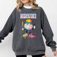 Ice Cream Drip Baseball Bruh Baseball Drip Boy Youth Comfort Colors Sweatshirt Pepper