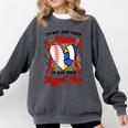 I'm Their Biggest Fan Volleyball Baseball Mom Comfort Colors Sweatshirt Pepper I'm Their Biggest Fan Volleyball Baseball Mom Comfort Colors Sweatshirt Pepper