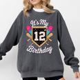 It's My 12th Birthday Baseball Fan Celebration Comfort Colors Sweatshirt Pepper It's My 12th Birthday Baseball Fan Celebration Comfort Colors Sweatshirt Pepper