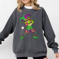 Jester Baseball Mardi Gras Carnival Sport Men Boy Teen Kids Comfort Colors Sweatshirt Pepper