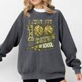 I Just Hit 100 Days Of School Camouflage Baseball Comfort Colors Sweatshirt Pepper