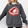 Kid Drip Ice Cream Baseball Heart Catcher Valentines Day Boy Comfort Colors Sweatshirt Pepper Kid Drip Ice Cream Baseball Heart Catcher Valentines Day Boy Comfort Colors Sweatshirt Pepper