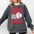 Kids Stealing Hearts Like I Steal Bases Cute Baseball Boys Comfort Colors Sweatshirt Pepper Kids Stealing Hearts Like I Steal Bases Cute Baseball Boys Comfort Colors Sweatshirt Pepper