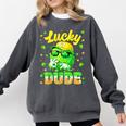 Lucky Dude Drip Baseball Shamrock St Patrick Men Boy Youth Comfort Colors Sweatshirt Pepper Lucky Dude Drip Baseball Shamrock St Patrick Men Boy Youth Comfort Colors Sweatshirt Pepper