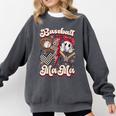 Retro Groovy Baseball Mama Baseball Mom Lover Comfort Colors Sweatshirt Pepper Retro Groovy Baseball Mama Baseball Mom Lover Comfort Colors Sweatshirt Pepper