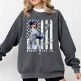 Show Your Pride Bobby WITT Jr Kansas City Baseball MLBPA Comfort Colors Sweatshirt Pepper