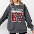Six Seven Meme Boys Girls Kids 67 Baseball Jersey Comfort Colors Sweatshirt Pepper Six Seven Meme Boys Girls Kids 67 Baseball Jersey Comfort Colors Sweatshirt Pepper