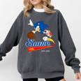Sonic The Hedgehog Sonic Baseball Est 1991 Comfort Colors Sweatshirt Pepper Sonic The Hedgehog Sonic Baseball Est 1991 Comfort Colors Sweatshirt Pepper