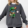 St Patricks Day Leprechaun Baseball Saint Paddys Boys Men Comfort Colors Sweatshirt Pepper St Patricks Day Leprechaun Baseball Saint Paddys Boys Men Comfort Colors Sweatshirt Pepper