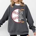 It Takes a Lot Of Balls To Be a Baseball Mom Comfort Colors Sweatshirt Pepper It Takes a Lot Of Balls To Be a Baseball Mom Comfort Colors Sweatshirt Pepper