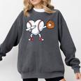 Valentines Day Baseball Ball Heart Dab Boys Kids Men Comfort Colors Sweatshirt Pepper Valentines Day Baseball Ball Heart Dab Boys Kids Men Comfort Colors Sweatshirt Pepper