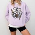 67 Baseball Six Seven Baseball 6 7 Kids Boys Girls Premium Tri-Blend Comfort Colors Sweatshirt Crimson