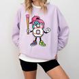 8th Birthday Baseball Ice-Cream Drip 8 Years Old Boys Girls Comfort Colors Sweatshirt Crimson 8th Birthday Baseball Ice-Cream Drip 8 Years Old Boys Girls Comfort Colors Sweatshirt Crimson