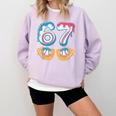 Baseball 67 Ice Cream Drip 67 Meme Player T-Shirt Comfort Colors Sweatshirt Crimson