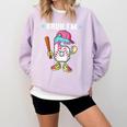 Baseball 6th Birthday Boy Ice Cream Drip Bruh I'm 6 Year Old Comfort Colors Sweatshirt Crimson Baseball 6th Birthday Boy Ice Cream Drip Bruh I'm 6 Year Old Comfort Colors Sweatshirt Crimson