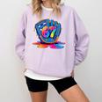 Baseball Drip Ice Cream 67 Lifestyle 101 Comfort Colors Sweatshirt Crimson Baseball Drip Ice Cream 67 Lifestyle 101 Comfort Colors Sweatshirt Crimson
