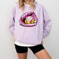 Baseball Glove Drip Shirt Ice Cream Dripping Girls Pocket Premium Comfort Colors Sweatshirt Crimson