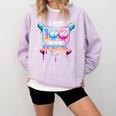 Baseball Ice Cream Drip I Hit 100 Days Of School Boys Kids Comfort Colors Sweatshirt Crimson Baseball Ice Cream Drip I Hit 100 Days Of School Boys Kids Comfort Colors Sweatshirt Crimson