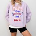 Baseball Mom Loud & Proud Since 1972 Comfort Colors Sweatshirt Crimson Baseball Mom Loud & Proud Since 1972 Comfort Colors Sweatshirt Crimson