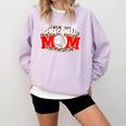 Baseball Mom Mother's Day For Mom Game Day Outfit Comfort Colors Sweatshirt Crimson Baseball Mom Mother's Day For Mom Game Day Outfit Comfort Colors Sweatshirt Crimson