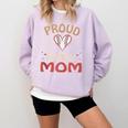 Baseball Moms Mother Kids Girls Boys School Game Comfort Colors Sweatshirt Crimson