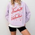 Baseball Is My Valentine Coach Player Lovers Cool Sport Love Comfort Colors Sweatshirt Crimson Baseball Is My Valentine Coach Player Lovers Cool Sport Love Comfort Colors Sweatshirt Crimson