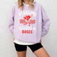 Boys Baseball Valentines Day Stealing Hearts Valentine Kids Comfort Colors Sweatshirt Crimson Boys Baseball Valentines Day Stealing Hearts Valentine Kids Comfort Colors Sweatshirt Crimson