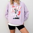 Edwin Diaz Los Angeles D Baseball Players MLBEDD204M Comfort Colors Sweatshirt Crimson