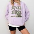 HUGvyn 6733 Days Of School Baseball 100 Days Camo Cap Boys Comfort Colors Sweatshirt Crimson