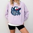 Jarrell Storm Chasers Baseball Big Logo Comfort Colors Sweatshirt Crimson