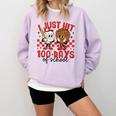 I Just Hit 100 Days Of School Baseball 100th Day Teacher Kid Comfort Colors Sweatshirt Crimson