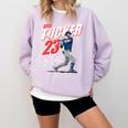 Kyle Tucker Los Angeles D Baseball Players MLBKYT204M Comfort Colors Sweatshirt Crimson Kyle Tucker Los Angeles D Baseball Players MLBKYT204M Comfort Colors Sweatshirt Crimson