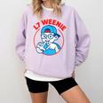 L7 Weenie Baseball Softball Comfort Colors Sweatshirt Crimson L7 Weenie Baseball Softball Comfort Colors Sweatshirt Crimson