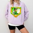 Leprechaun Baseball St Patricks Day Ice Cream Drip Men Boys Comfort Colors Sweatshirt Crimson Leprechaun Baseball St Patricks Day Ice Cream Drip Men Boys Comfort Colors Sweatshirt Crimson