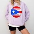 Puerto Rico Baseball Flag Boricua Beisbol Fan Gear Comfort Colors Sweatshirt Crimson Puerto Rico Baseball Flag Boricua Beisbol Fan Gear Comfort Colors Sweatshirt Crimson