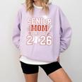 Senior Mom Class Of 2026 Graduate Baseball 2026 Graduation Comfort Colors Sweatshirt Crimson Senior Mom Class Of 2026 Graduate Baseball 2026 Graduation Comfort Colors Sweatshirt Crimson
