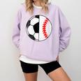 Soccer Baseball Player Soccer Baseball Mom Comfort Colors Sweatshirt Crimson Soccer Baseball Player Soccer Baseball Mom Comfort Colors Sweatshirt Crimson