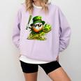 St Patrick’s Day Baseball Shamrock Player Comfort Colors Sweatshirt Crimson St Patrick’s Day Baseball Shamrock Player Comfort Colors Sweatshirt Crimson