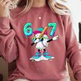67 Meme Six Seven 6 7 Meme Dab Baseball Ice Cream Drip Comfort Colors Sweatshirt Orchid 67 Meme Six Seven 6 7 Meme Dab Baseball Ice Cream Drip Comfort Colors Sweatshirt Orchid